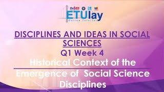 Historical Context of the Emergence of Social Science Disciplines Part 2 [upl. by Eleynad998]