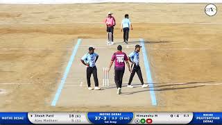 Mothi Desai Vs Richi Pratishthan Desai MATCH AT SSCC Trophy 2024  Khambalpada [upl. by Drannel]