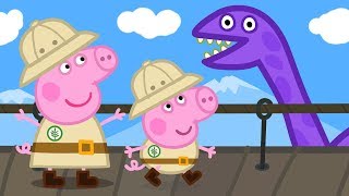 Peppa Pig and George Pigs Dino Adventures  Peppa Pig Official Family Kids Cartoon [upl. by Enilhtak]