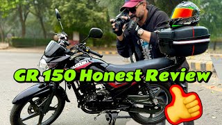 Suzuki GR 150 Honest Review  Performance  Comfort amp Verdict bikelife review ytvideo [upl. by Kirad]