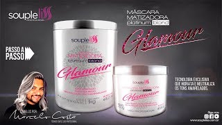 Máscara Matizadora Platinum Glamour Souple lIss por Marcelo Costa [upl. by Teemus154]