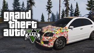 GTA 5 Secret Cars quotAseaquot Rainbow Car GTA V [upl. by Koa221]