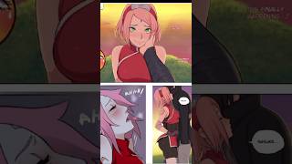 Sasuke amp Sakura comic love 🥵💦 anime edit naruto hot love [upl. by Ramgad298]