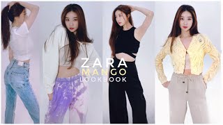 패션 하울 자라 망고 신상 리뷰👗 로제 제니 사복패션 따라하기  ZARA Mango 보면 SS 트렌드 다 나옴 [upl. by Muslim777]