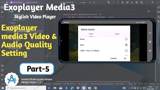 Exoplayer Media3 Video Quality Setting in Android Studio  Media3 Video Quality setting media3 [upl. by Marita208]