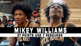 Mikey Williams had an EASY 27 points and 7 rebounds in a Vertical Academy win [upl. by Einyaj]