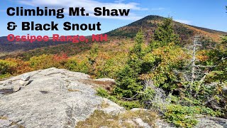 Climbing Mt Shaw amp Black Snout Ossipee Range Moultonborough NH [upl. by Thatch304]