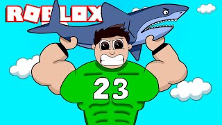 💪 CONSEGUIMOS 9999999 de FUERZA en ROBLOX [upl. by Damalus134]