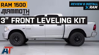 20062018 Ram 1500 Mammoth 3quot Front Leveling Kit Review amp Install [upl. by Medwin]