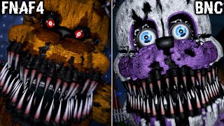 FNAF Nightmare vs BNC Nightmare Redo [upl. by Gauntlett]