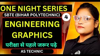 4 Engineering graphics  Engineering Drawing 1st year Polytechnc Most Important Question 2024 [upl. by Aroon]