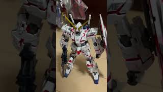 MG ユニコーンガンダム verka amp アームド･アーマーDE 紹介動画 short ver shorts ガンプラ [upl. by Olia]