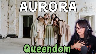 Aurora  Queendom Official Video  REACTION  First Time Hearing  I wasnt supposed to 😭 [upl. by Tedric]