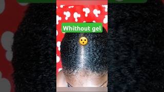 How to sleek hair without gel shorts backstreetboys hairstyle ytshorts naturalhair [upl. by Leba]