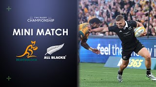 Where rivals FACE OFF 👊 The MIGHTY Bledisloe Cup 🏆  All Blacks v Wallabies 2024 [upl. by Snook]