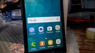 FTVlog 82  Samsung Galaxy Xcover 3 G389F  Bypass Google security after factory reset [upl. by Ateuqal]