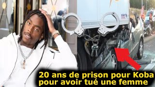 Koba La D la nouvelle vient de tomber 20 ans de prison pour le jeune rappeur francais pour homicide [upl. by Sebastien546]