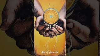 Ace of Pentacles tarot oracle reading cardoftheday shorts reels soulhealingvibes444 [upl. by Maxa862]