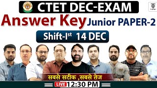 CTET 14 Dec Exam 2024 Answer Key  CTET Paper Solution Junior Paper2 Shift1st Ravi P Tiwari [upl. by Dru]