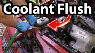 How to Flush a Coolant System in Your Car the Easy Way [upl. by Nalehp]