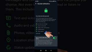 WhatsApp hacking security enable how to WhatsApp security enable shorts whatapp [upl. by Mok]