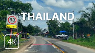 Afternoon Drive Through Rural Thailand  Surat Thani 🇹🇭 [upl. by Anoli]