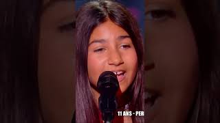 Incredible unique Blind Audition TheVoiceKid TheVoice [upl. by Lenahtan]