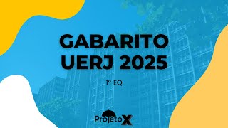 GABARITO UERJ  1º EQ 2025 [upl. by Anemix598]