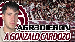 Echaron a un youtuber de la cancha de Lanús  Hinchas le robaron al periodista Gonzalo Cardozo [upl. by Bratton]