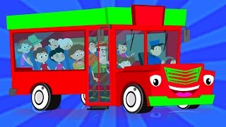 ruote su del Bus  Filastrocca  bambini canzone  Nursery Rhymes For Children  Wheels On The Bus [upl. by Kameko]