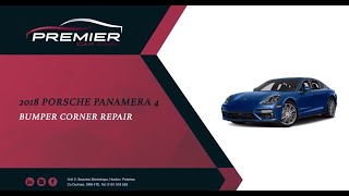 porsche panamera rear bumper repair [upl. by Dubenko202]