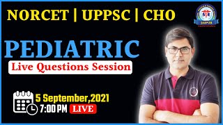 GENOMic NORCET 2021  Pediatric Live Questions Session By Mr Pankaj Sir [upl. by Ydna878]