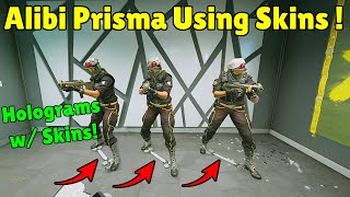 Alibi Prismas Using NonDefault Skins  BIG BRAIN Trick In The NEW Mode  Rainbow Six Siege [upl. by Fronnia]