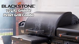 The New Blackstone 22quot XL Griddle Pellet Grill Combo [upl. by Trudnak]