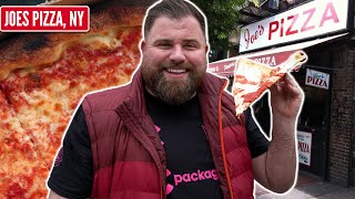 Joes Pizza Review  World Famous Pizzeria In NYC [upl. by Abdu]