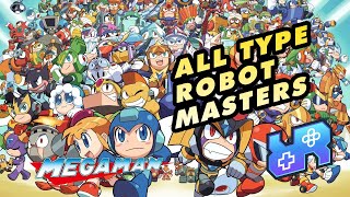 Mega Man All Type Robot Masters  RELAX•REVIEW [upl. by Atikal]