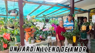 El jardín de Doña blanca Ella nos cuenta el beneficio de las cáscaras de limon para las orquídeas [upl. by Deirdre]