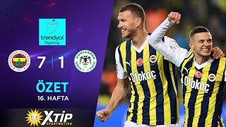 MERKUR BETS  Fenerbahçe 71 T Konyaspor  HighlightsÖzet  Trendyol Süper Lig  202324 [upl. by Charmion]