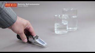 Measure salinity content with the REED R9600 Salinity Refractometer [upl. by Adnolohs160]