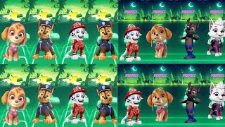 SKYE 🆚 CHASE 🆚 MARSHALL 🆚 CHASE 🆚 SKYE 🆚 RUBBLE TILES HOP EMD RUCH GAME 🎮🎯paw pawpetrol cartoon [upl. by Nylesoy]