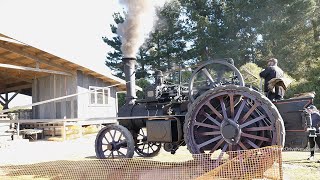 Steam Powered Sawmill Running at Bushtown Waimates Steam Up 2024 [upl. by Anirroc606]