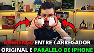 Comparativo Carregador IPhone Original X Paralelo tempo de carregamento  FLY Distribuidora [upl. by Derron]