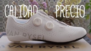 Probando las Zapatillas Ciclismo Carretera Van Rysel RCR DECATHLON [upl. by Lamori567]