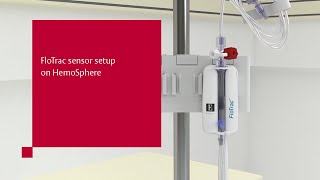 FloTrac sensor setup on HemoSphere monitor v22020 [upl. by Almira]