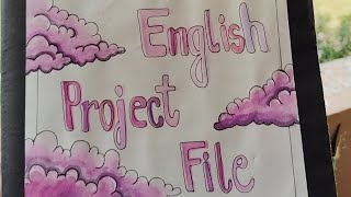 English Project FileASLAssessment of Speaking and ListeningEnglish FileProject FileEnglish Work [upl. by Ahcilef]