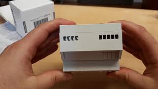 Unboxing Zennio KNX 010V fancoil actuator ZLCFC010F [upl. by Fiester476]