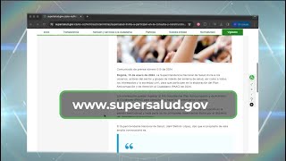 Supersalud invita a participar en la consulta y construcción del Plan Anticorrupción [upl. by Burnsed450]