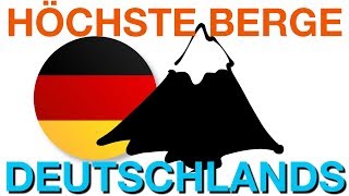 Die 10 höchsten Berge Deutschlands [upl. by Selden]