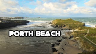 Exploring Cornwall  Porth Beach Newquay Big Blowhole [upl. by Synn322]