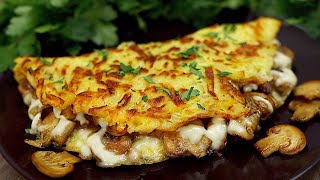 Kartoffeln mit Pilzen sind schmackhafter als Fleisch Einfaches und leckeres Abendessen [upl. by Jenn]